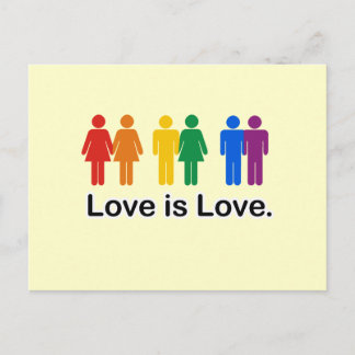 Love is Love Postcard