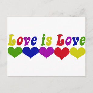 Love is Love Postcard