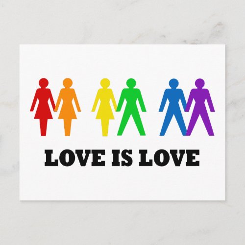 Love is Love Postcard