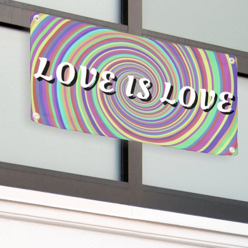 Love Is Love Pride Banner