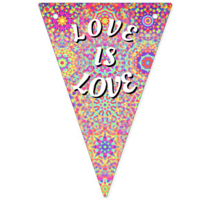 Love Is Love Pride Bunting Flags