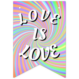 Love Is Love Pride Bunting Flags