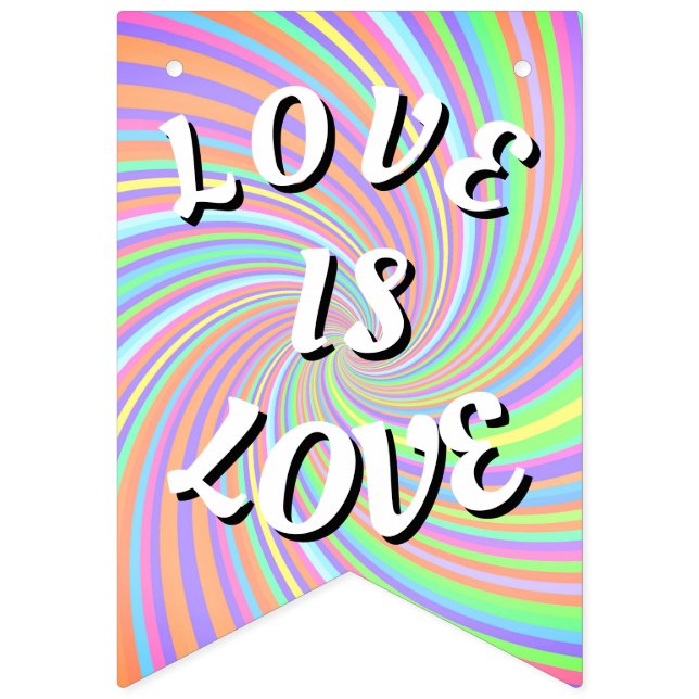 Love Is Love Pride Bunting Flags (First Flag)