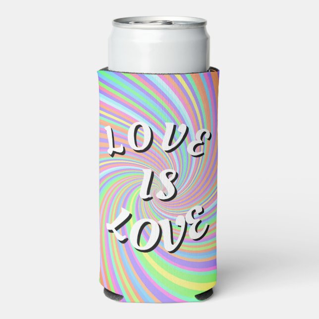 Love Is Love Pride  Can Cooler (Seltzer Back)