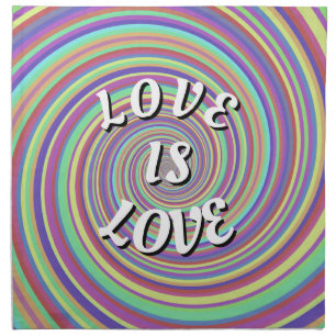 Love Is Love Pride  Cloth Napkin