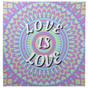 Love Is Love Pride Cloth Napkin