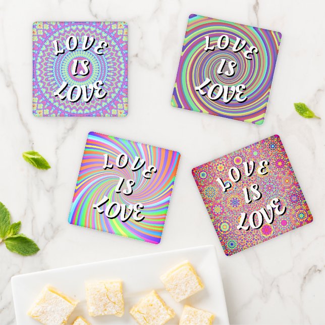 Love Is Love Pride   Coaster Set (In Situ)
