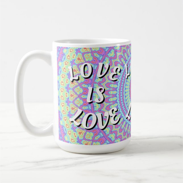 Love Is Love Pride  Coffee Mug (Left)