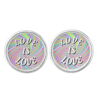 Love Is Love Pride Cufflinks