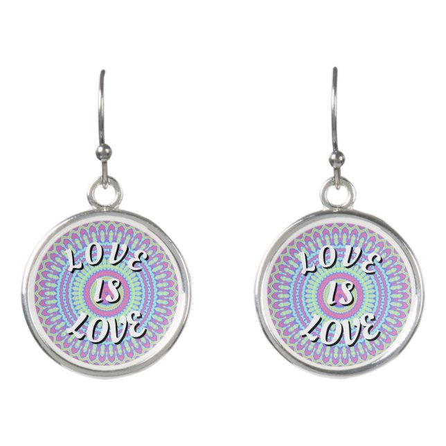 Love Is Love Pride Earrings (Front)