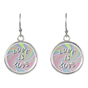 Love Is Love Pride Earrings