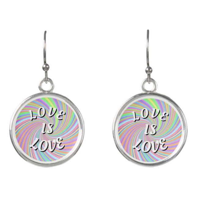 Love Is Love Pride Earrings (Front)