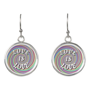 Love Is Love Pride Earrings
