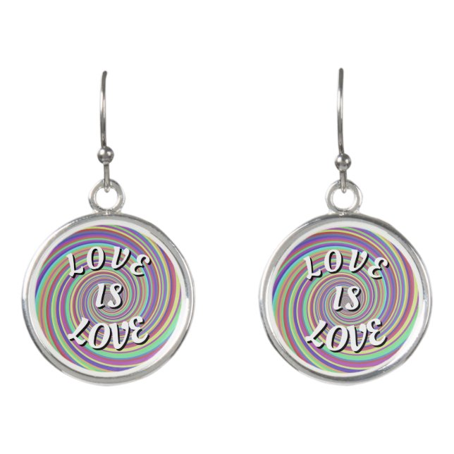 Love Is Love Pride Earrings (Front)