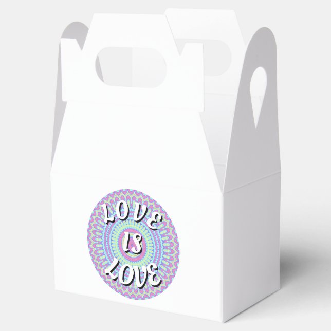 Love Is Love Pride Favor Boxes (Opened)