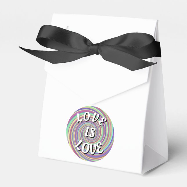 Love Is Love Pride Favor Boxes (Front Side)