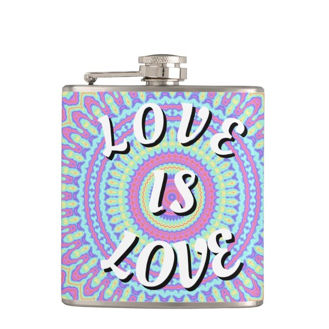 Love Is Love Pride  Flask (Front)