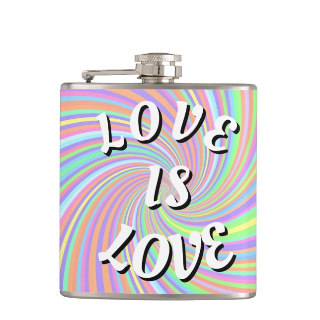 Love Is Love Pride  Flask (Front)