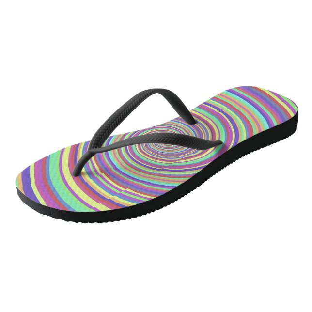 Love Is Love Pride Flip Flops (Angled)