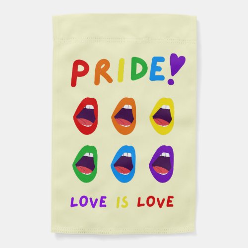 Love is Love. Pride Garden Flag