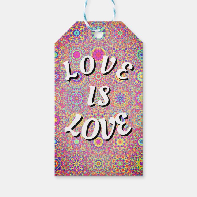 Love Is Love Pride Gift Tags (Front)