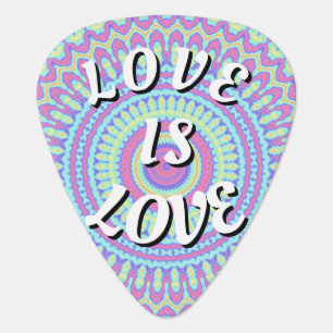 Love Is Love Pride Guitar Pick