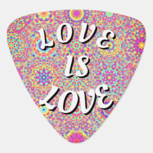 Love Is Love Pride Guitar Pick