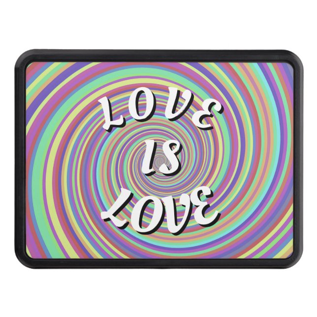 Love Is Love Pride Hitch Cover (Front)