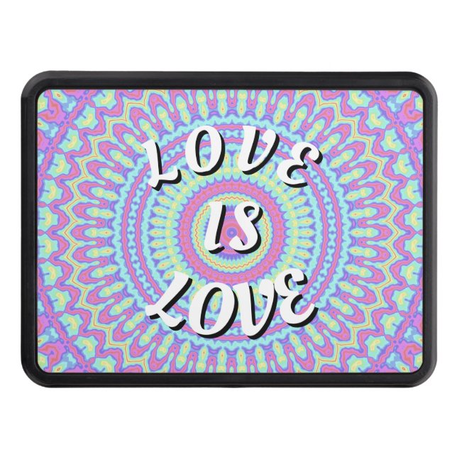 Love Is Love Pride Hitch Cover (Front)