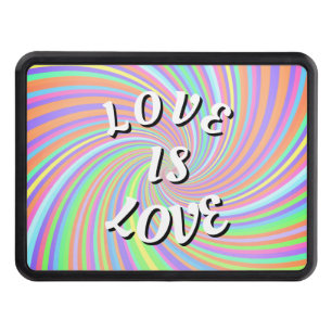 Love Is Love Pride Hitch Cover