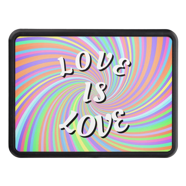 Love Is Love Pride Hitch Cover (Front)