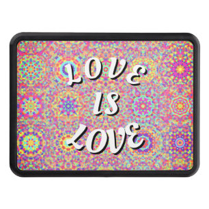 Love Is Love Pride Hitch Cover