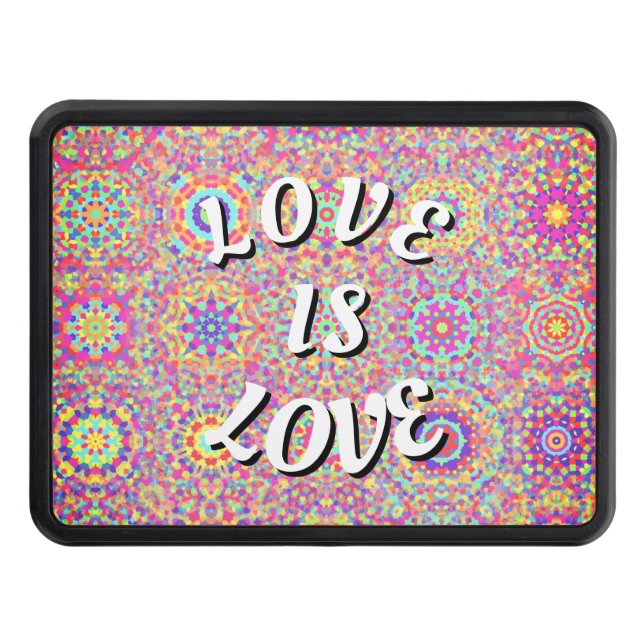 Love Is Love Pride Hitch Cover (Front)