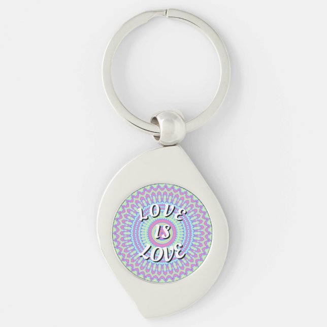Love Is Love Pride Keychain (Front)
