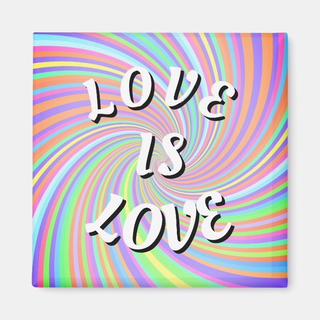 Love Is Love Pride   Magnet (Front)