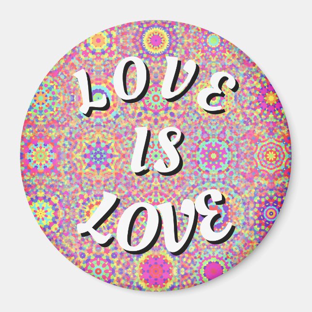 Love Is Love Pride   Magnet (Front)