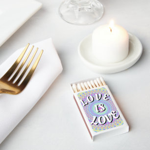Love Is Love Pride Matchboxes