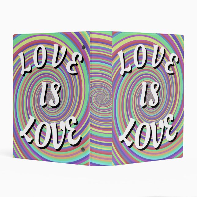 Love Is Love Pride  Mini Binder (Background)