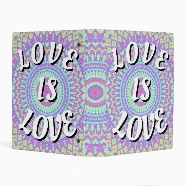 Love Is Love Pride  Mini Binder (Background)
