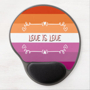 Love is Love Pride Month Gel Mousepad