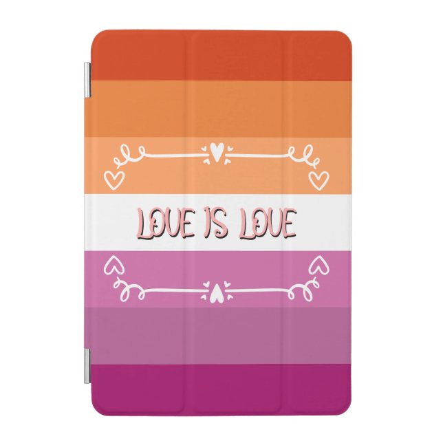 Love is Love Pride Month iPad Smart Cover (Front)