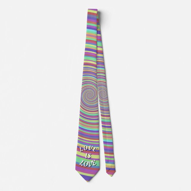 Love Is Love Pride Neck Tie (Front)