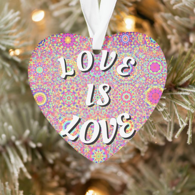 Love Is Love Pride Ornament (Tree)