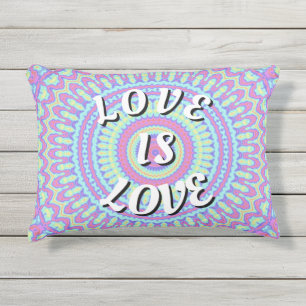 Love Is Love Pride Outdoor Pillow