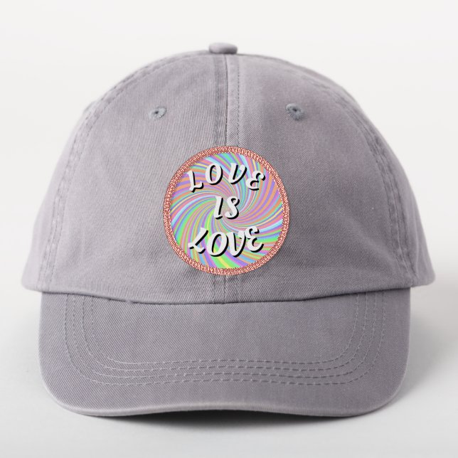 Love Is Love Pride Patch (On Headwear)