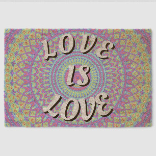 Love Is Love Pride  Phone Ring Stand Fiber Doormat