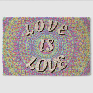 Love Is Love Pride Phone Ring Stand Fiber Doormat