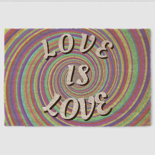 Love Is Love Pride  Phone Ring Stand Fiber Doormat