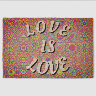 Love Is Love Pride  Phone Ring Stand Fiber Doormat