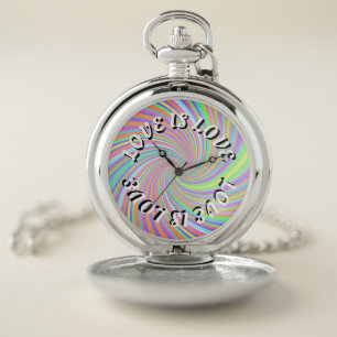 Love Is Love Pride Pocket Watch